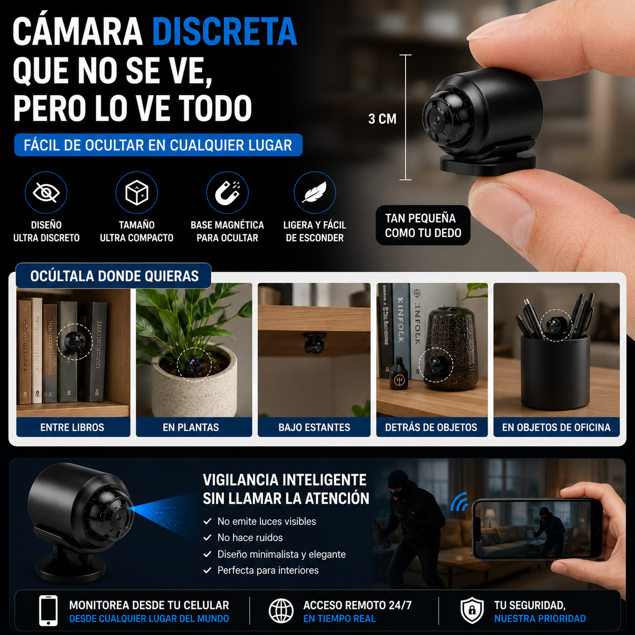 Vigila tu Hogar en Tiempo Real Sin Instalación Complicada